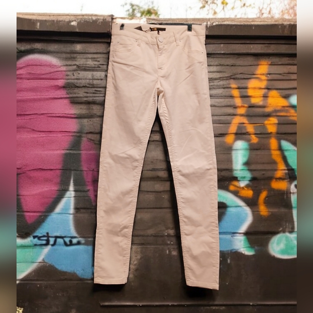 Maje Cream Corduroy Jeans Off White Womans size 34 / XS NWT